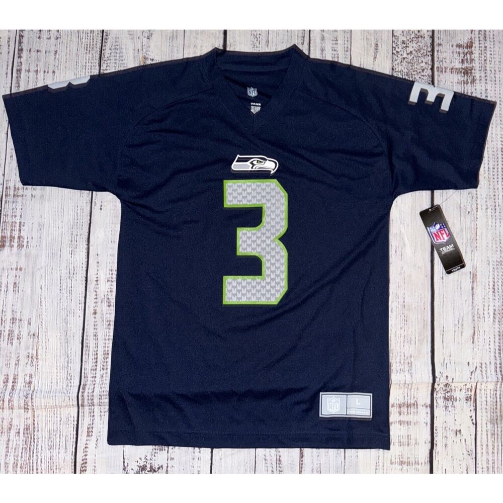 NEW Youth NFL Seattle Seahawks L 14/16 Wilson Russell #3